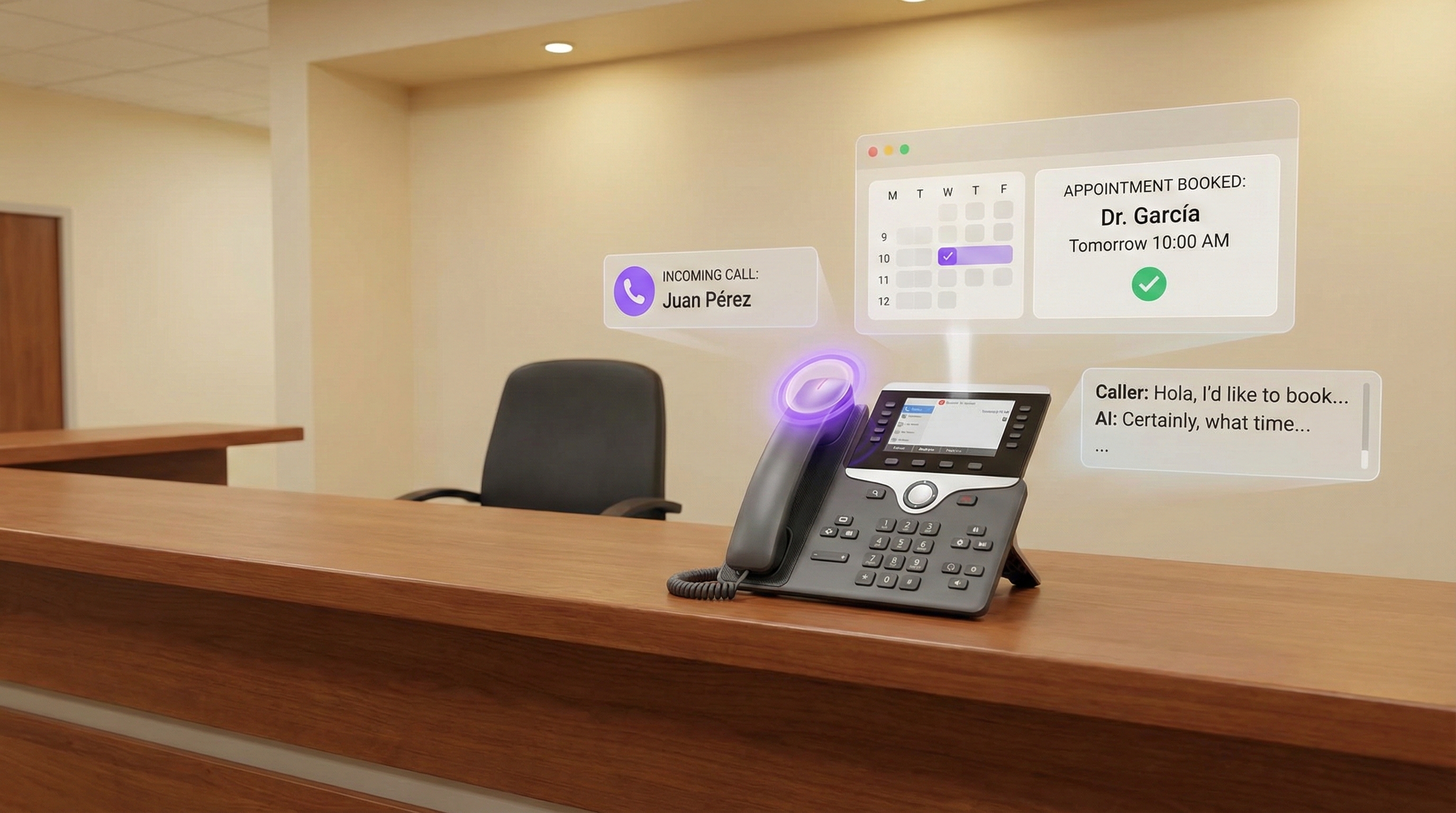 Recepcionista virtual con IA: ¿Cómo funciona?