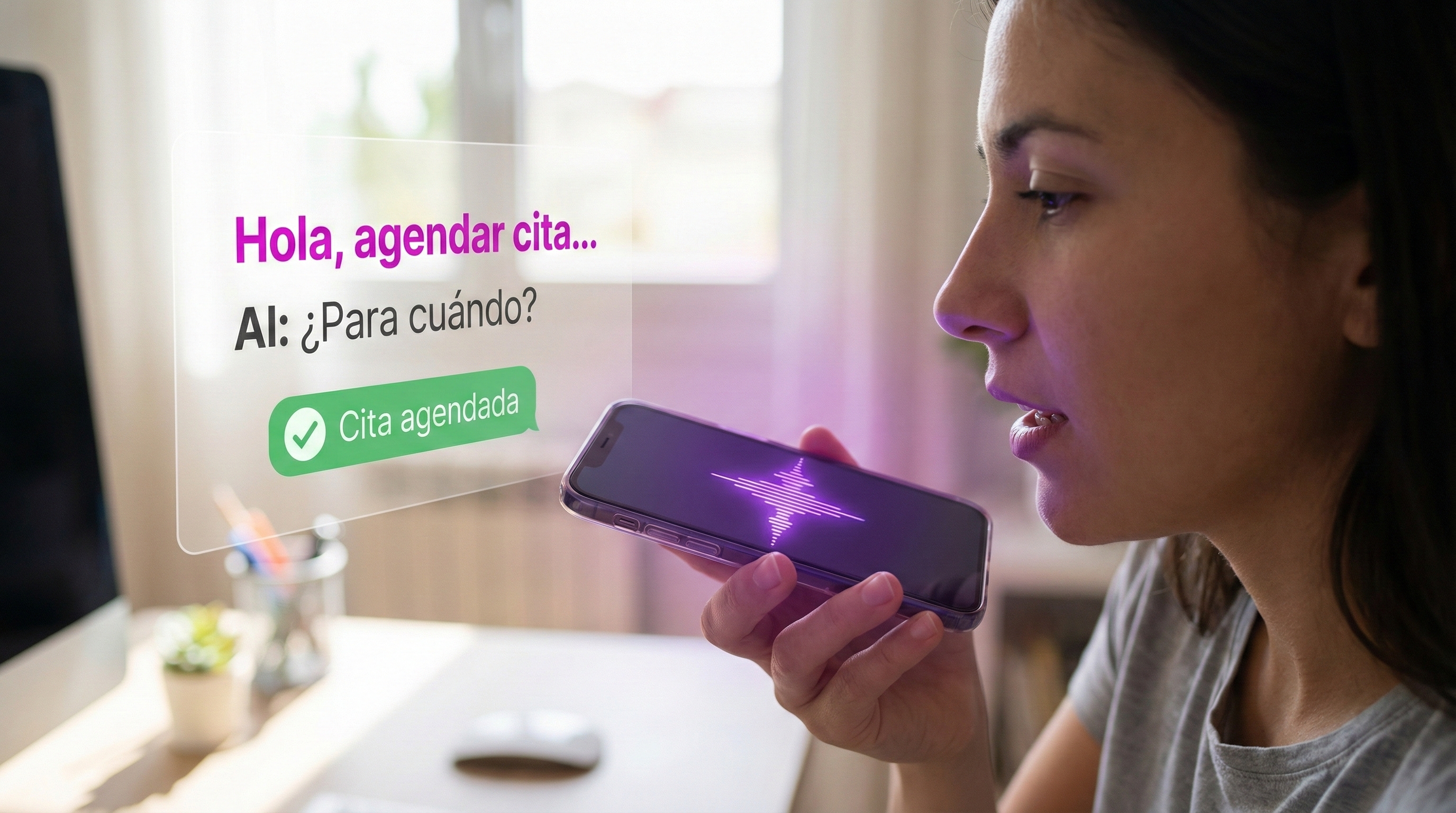 Cómo funciona un asistente de voz con IA (sin tecnicismos)
